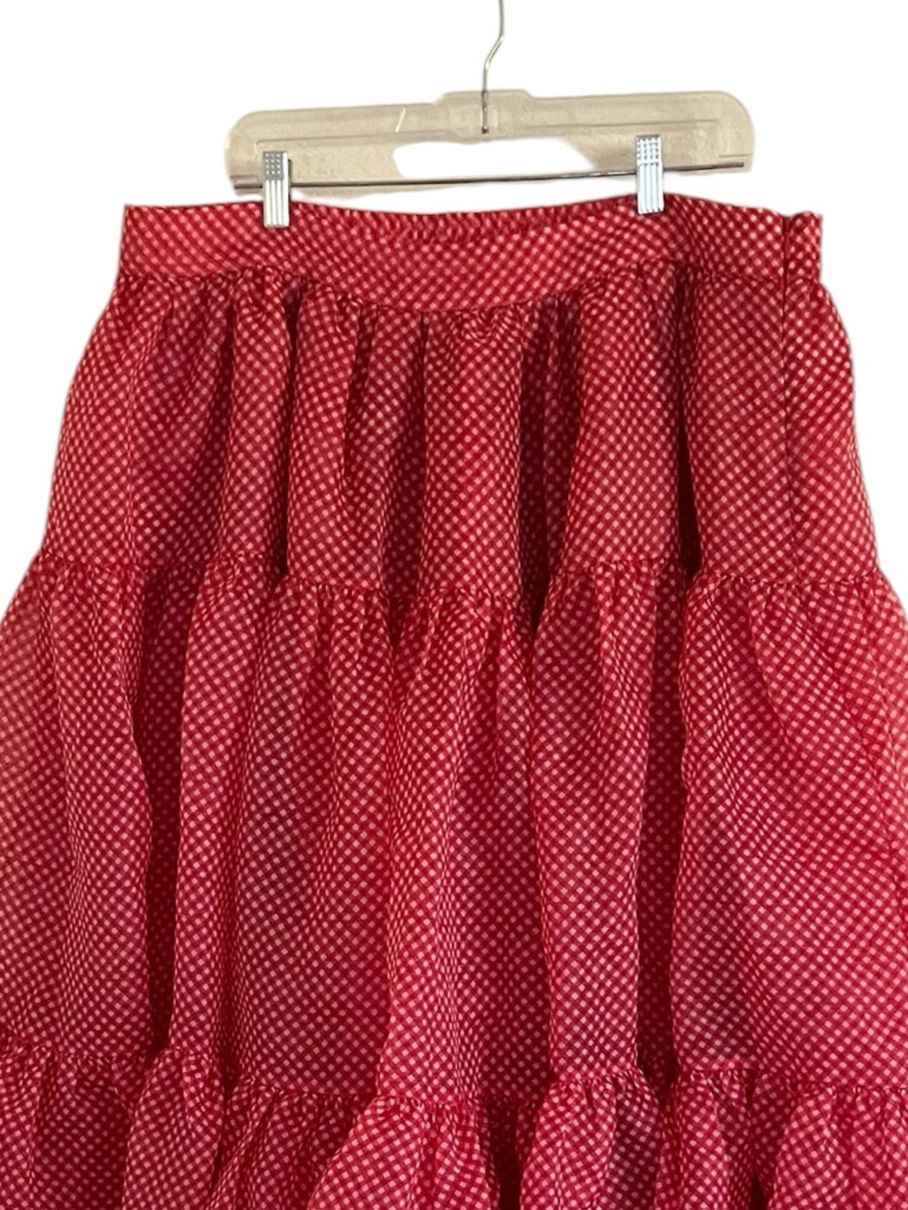 Selkie Red The Baby Gingham Favourite Skirt Size 3X - Picture 3 of 10